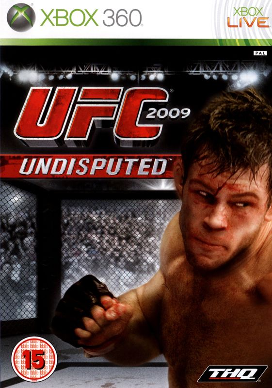 UFC 2009 Undisputed box art for Xbox 360